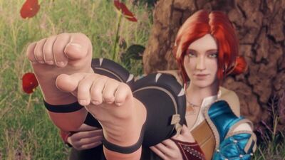 Triss Footsies - 3D Porn / 3Dポルノ