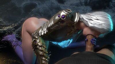 Aurora - Blowjob, Handjob - 3D Porn / 3Dポルノ