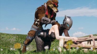 Dire X Lynx 4K - 3D Porn / 3Dポルノ