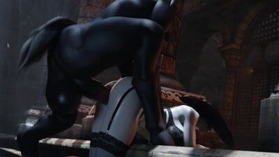 Lady Dimitrescu X Horseguy - 3D Porn / 3Dポルノ