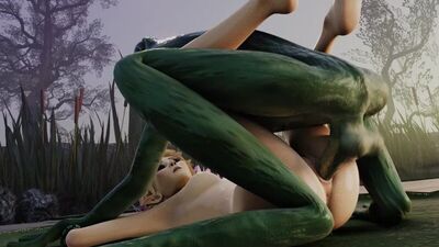 Monster Sam - Frog - 3D Porn / 3Dポルノ