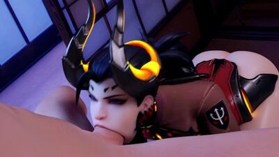 Mercy Blowjob - 3D Porn / 3Dポルノ