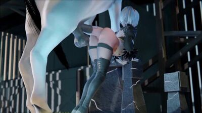 Yorah 2B Deep Anal Pounding In The Barn - 3D Porn / 3Dポルノ