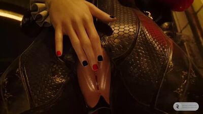 Catwoman x Harley Quinn - yuri; lesbian; handjob; masturbation; pussy view; 3D sex porno hentai; [DC Comics; Batman]