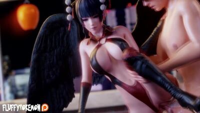 (Sound)Nyotengu sex 1 [Dead or Alive;Doa;Porn;Hentai;Big tits;Ass;R34;SFM;порно;секс]