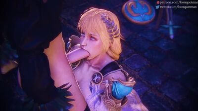 (Sound)Yorha 2B&Sophitia Alexandra futanari on female ver.1 [NieR: Automata;Soul Calibur;Porn;Hentai;Dickgirl;R34;Sex;порно]