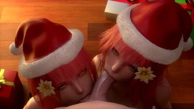 (Sound)Devola&Popola pov blowjob [NieR: Automata;Porn;Hentai;Oral;R34;Sex;Blender;порно;секс;хентай]