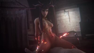 Xana - riding; vaginal fucked; big boobs; big tits; 3D sex porno hentai; [Dark Messiah]