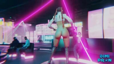 Loba - slut; whore; dancing; big ass; stockings; 3D sex porno hentai; (by DIMIPRON) [Apex Legends]