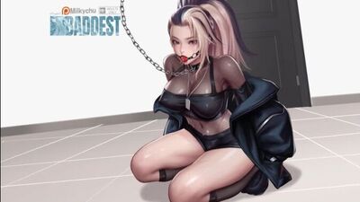 (Sound)K/DA Akali blowjob animation [League of Legends, LoL;Porn;Hentai;Oral;R34;Sex;порно;секс;хентай;лига легенд]