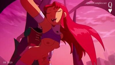 (Sound)Starfire sex animation [DC, Koriand'r;Porn;Hentai;R34;порно;секс;хентай;анимация]