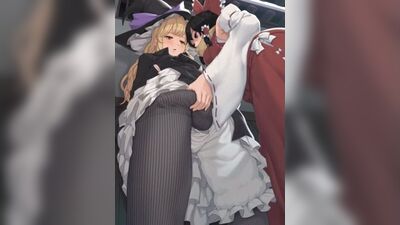 (Sound)Reimu Hakurei&Marisa Kirisame female on futanari handjob animation [Touhou;Porn;Hentai;R34;Sex;порно;футанари;хентай]