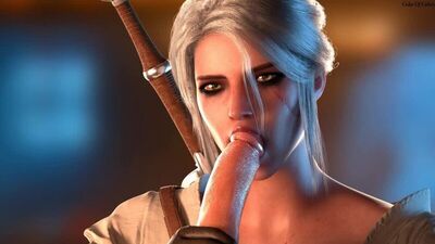(Sound)Cirilla pov blowjob [The Witcher 3;Porn;Hentai;Oral;R34;Sex;Blender;порно;Ведьмак]