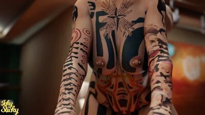 (Sound) Jack sex - Getting slammed ver.bleached-pierced [Mass Effect, IckySticky;Porn;Hentai;R34;Blender;порно;хентай]