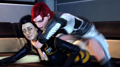 (Sound) FemShep & Miranda Lawson futanari on female - Fraternization ver.alternate [Mass Effect, LordAardvark;R34;футанари]