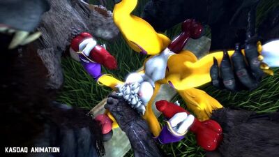 Furry yiff renamon pokemon porn gangbang sex