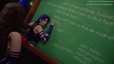 Ayane - sex in the school; BBC; blacked; doggystyle; ahegao; horny girl; slut; whore; 3D sex porno hentai; [Dead or Alive]