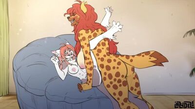 2d yiff by lazydez Furry Porn Sex E621 FYE futanari on female femdom
