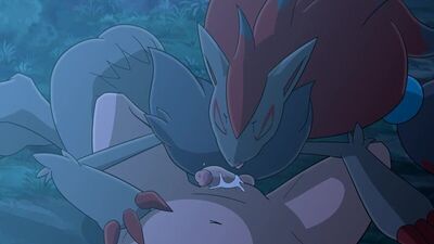 3d yiff by d-wop Furry Porn Sex E621 FYE Straight Pokemon r34 rule34 blowjob Zoroark