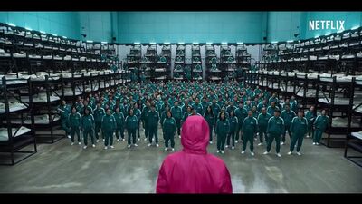 Игра в кальмара 1 сезон 3 серия