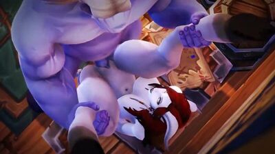 Draenei x Female Draenei - NSFW; missionary; big boobs; big tits; 3D sex porno hentai; (by @BombowyKurczak) [World of Warcraft]