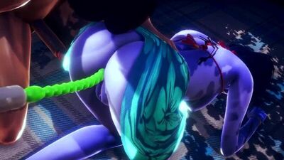 Widowmaker - big tits; big boobs; handjob; masturbation; toys; dildo; anal; doggystyle; butt; 3D sex porno hentai; [Overwatch]