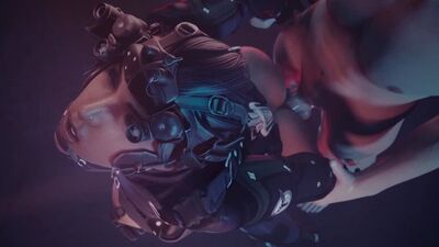 Kali - NSFW; doggystyle; vaginal penetration; orgasm; creampie; 3D sex porno hentai; [Rainbow Six Siege]