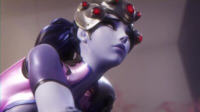 Overwatch futa Widow futanari handjob