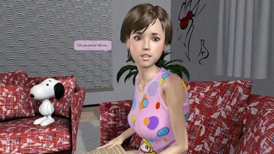 #005 Seline Kayci 1080p 3D futanari futa porn