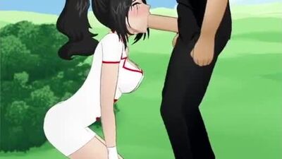 Akali KDA - Deepthroat sex. Porn hentai; blowjob [League of Legends]