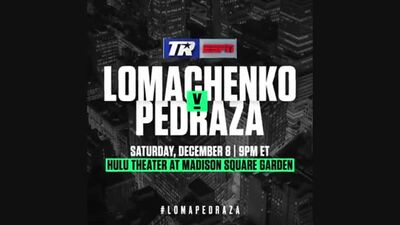 Василий Ломаченко - Хосе Педраса промо