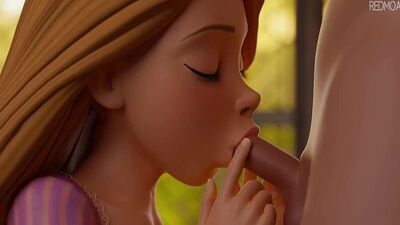 Рапунцель сосет