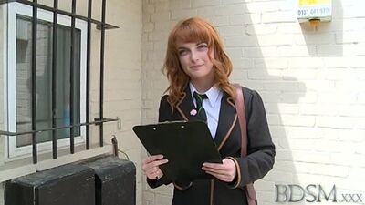БДСМ рыжой красотки