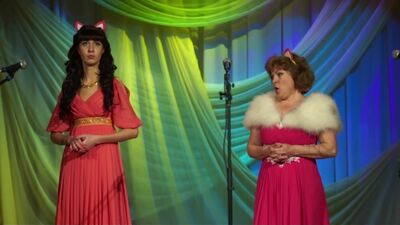 Дуэт кошек - Россини - исполняют Ольга Сазонова и Алина Катышева