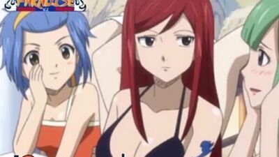Rule 34 World fairy tail original cana alberona erza scarlet happy (fai