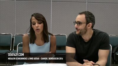 Megalyn Echikunwoke Omid Abtahi Damien WonderCon 2016 Interview
