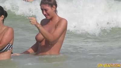 Topless Bikini Beach HORNY Teens - Voyeur Beach Video