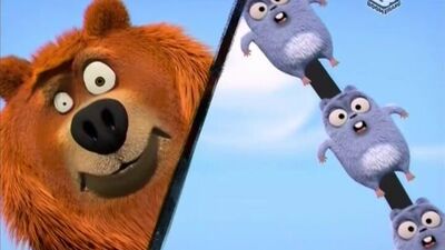 Гризли и лемминги (Гриззи и лемминги) - Серия 35-37 - Сборник на русском! [mult-karapuz.com]