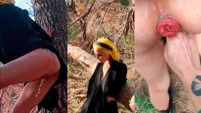 Анальный пролапс в лесу