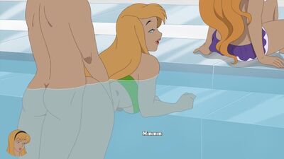 Milftoon Drama - ep.1 - ASS FUCK IN THE POOL