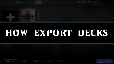 Как экспортировать колоду МТГ Арена