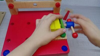 Стул конструктор (красный)