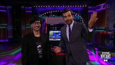 Хидео Кодзима в гостях у шоу «Вечерний Ургант»