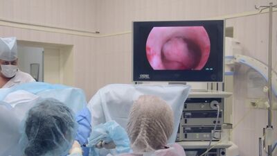 Проведение гистероскопии врачом-гинекологом Центра хирургии Водников Батченко Л.Н.