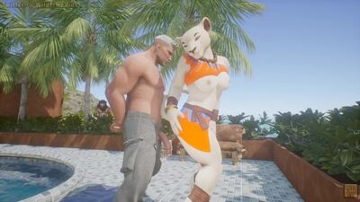 Кира в пляжном особняке