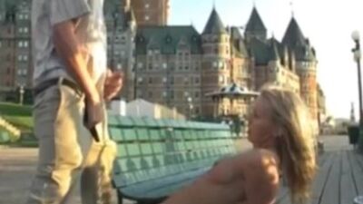 Публичный секс на рассвете