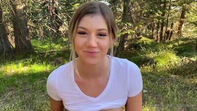 Blondierhi решила пососать член на природе onlyfans 1080 HD porno sex milf sexy mature pussy blowjob ass