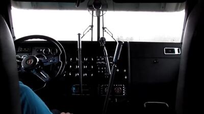 Переключение передач тремя рычагами на Kenworth W900L gthtrk.xtybt gthtlfx nhtvz hsxfufvb yf kenworth w900l gthtrk.xtybt gthtlfx