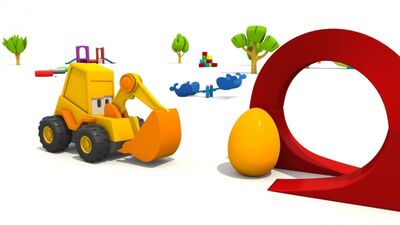 Развивающие мультики про машинки. Экскаватор Мася и бензовоз