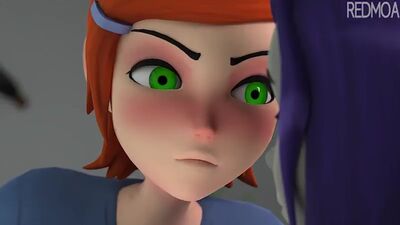 Magic Lesson | Raven and Gwen Tennyson animation [Redmoa]